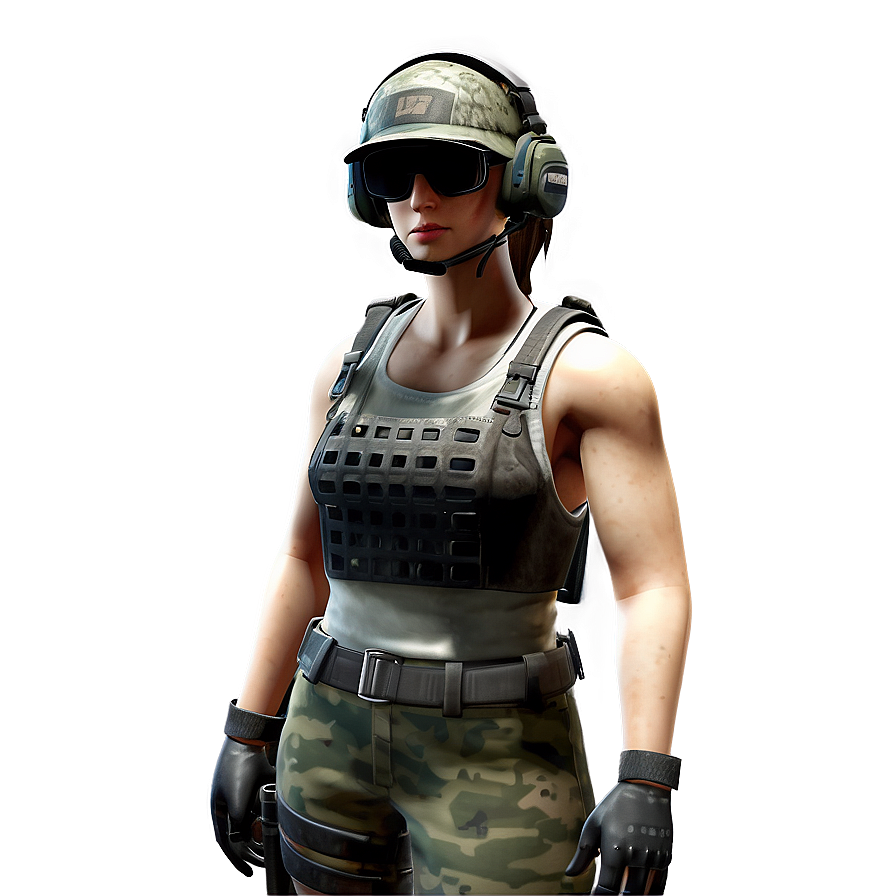 Pubg Character In Camo Png Lsm PNG Image