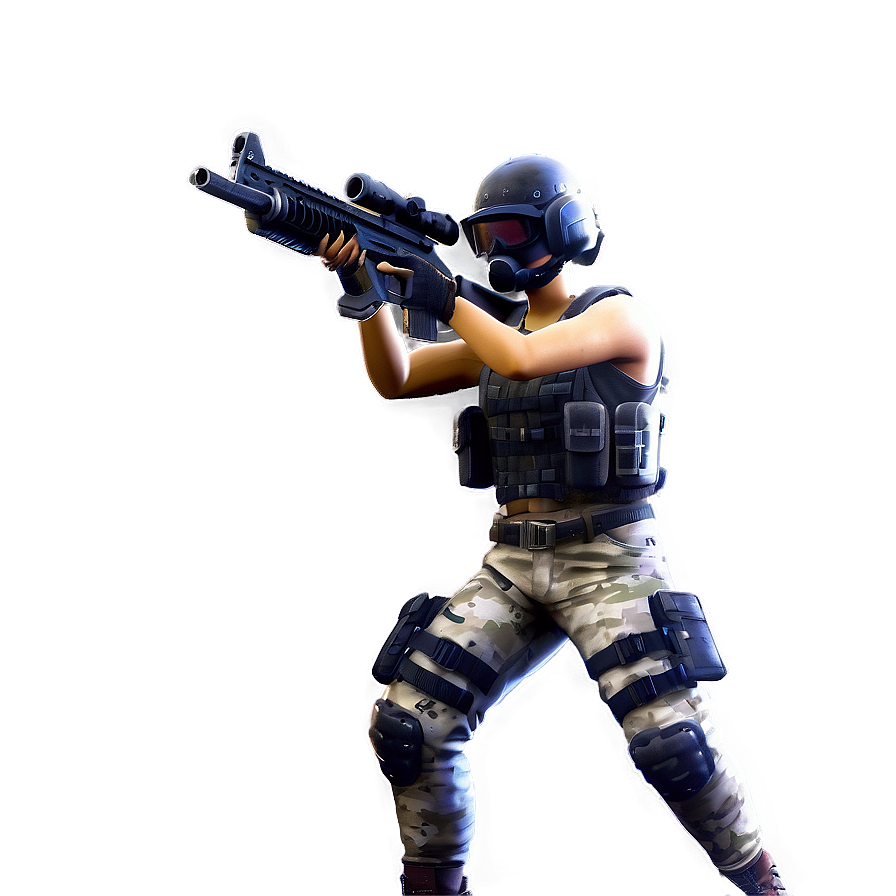 Pubg Character In Camo Png Wxa PNG Image