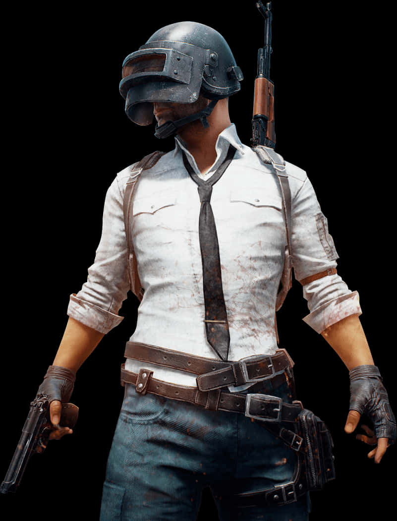 Pubg Character Ready For Battle PNG Image