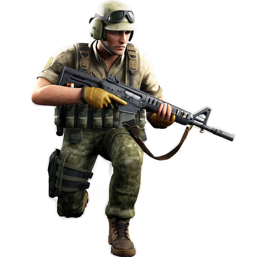 Pubg Commando Skin Png Dqe89 PNG Image