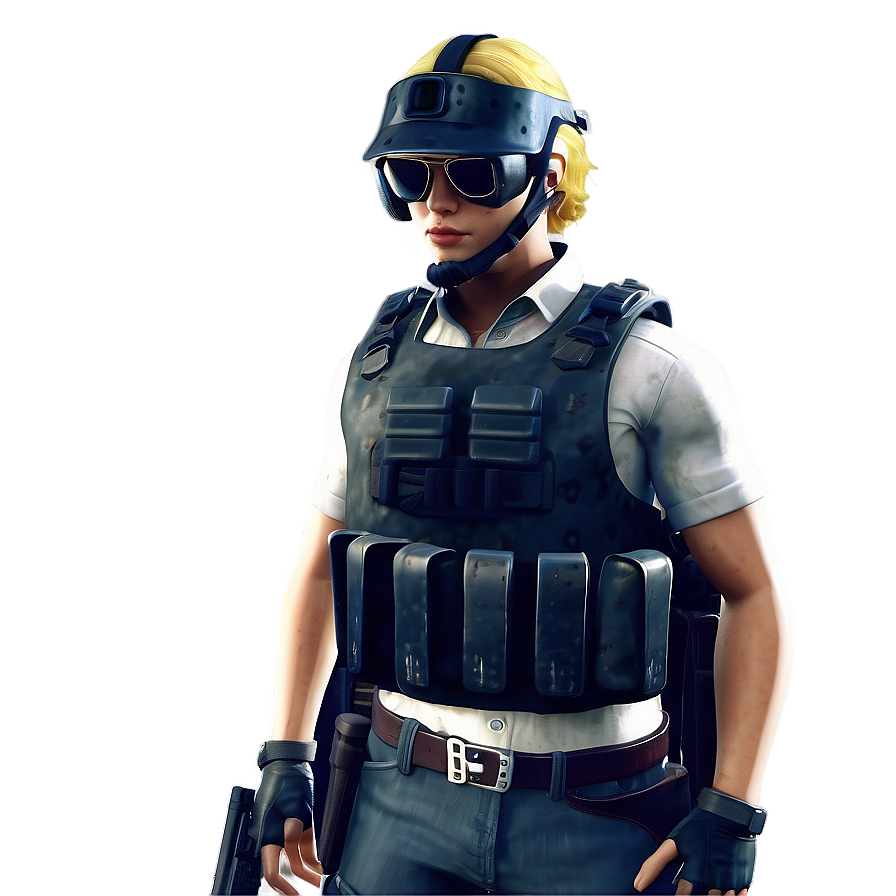 Pubg Hero In Battle Gear Png Qun PNG Image