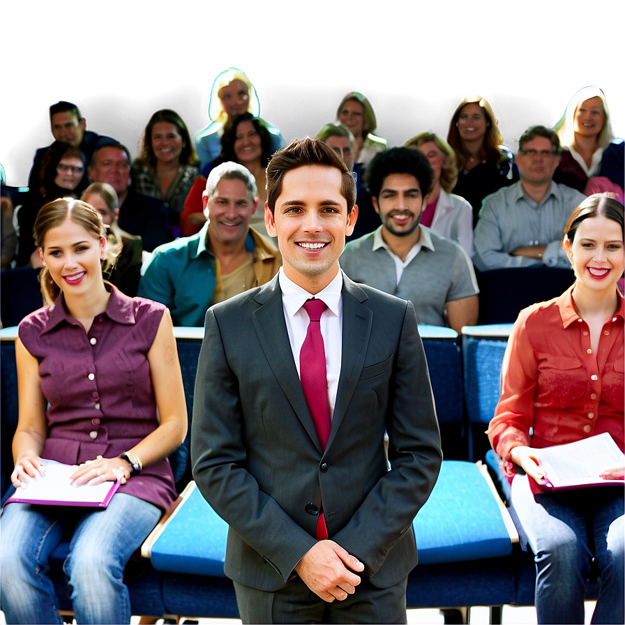 Public Speaking Audience Png Jnw PNG Image