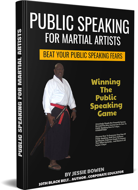 Public Speakingfor Martial Artists Book Cover PNG Image