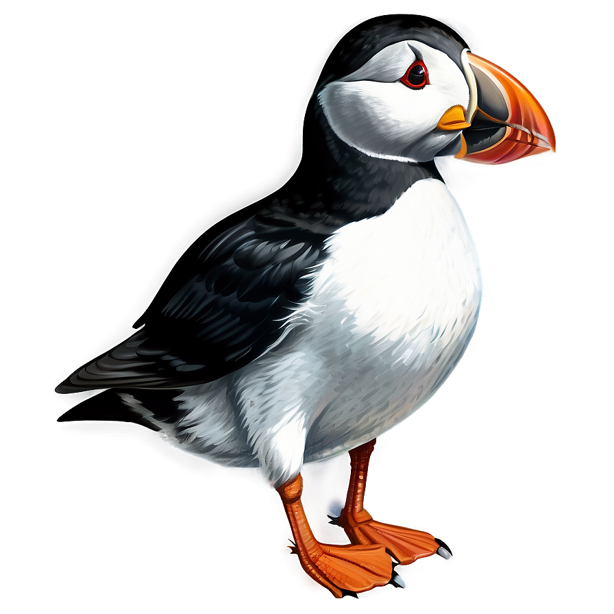 Puffin Illustration Png 72 PNG Image