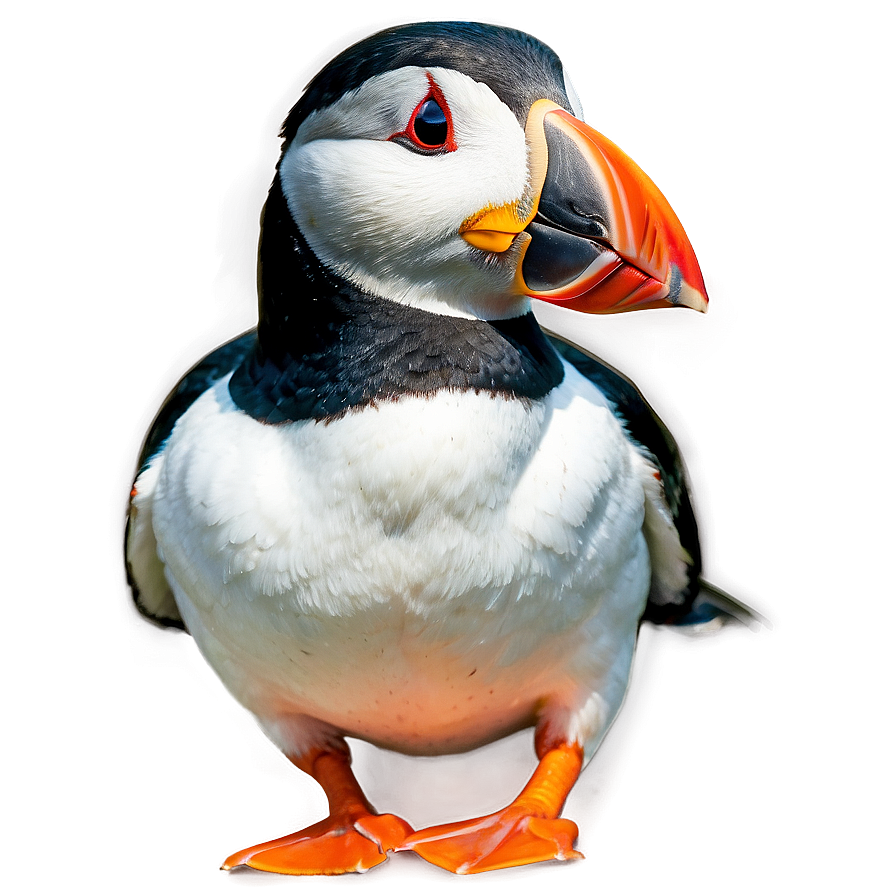 Puffin Watching Sunset Png Sao28 PNG Image