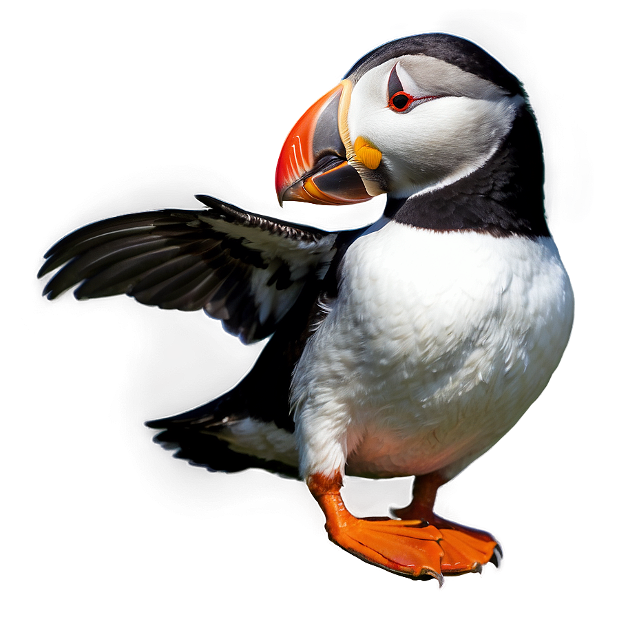 Puffin With Fish Png Vcx25 PNG Image