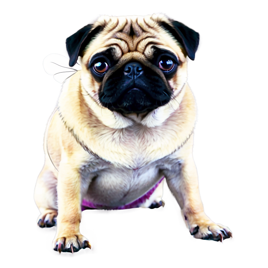 Pug And Butterfly Png Fll10 PNG Image