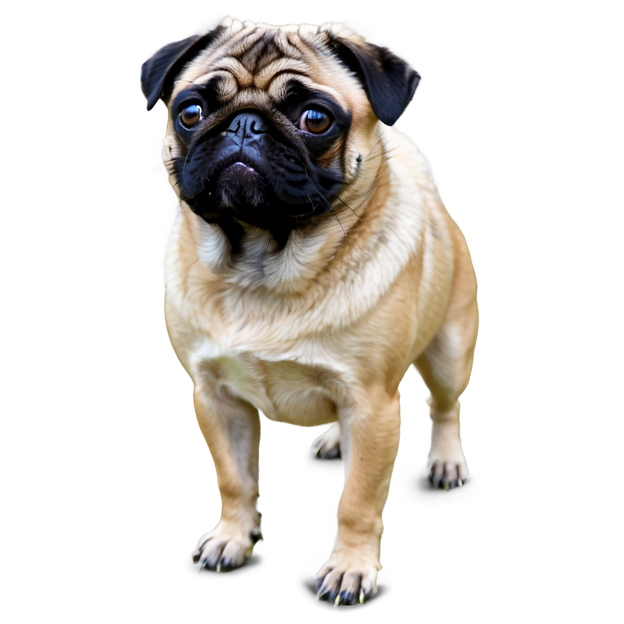 Pug Dog Silhouette Png Ldq12 PNG Image