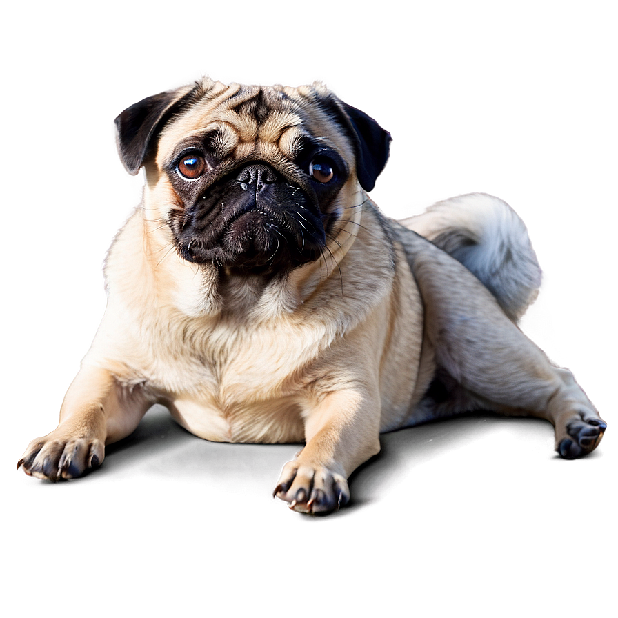 Pug On Beach Png 11 PNG Image