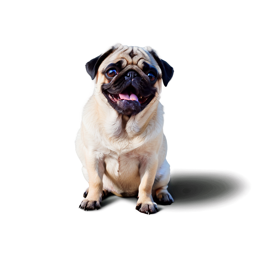 Pug With Ice Cream Png Kob PNG Image