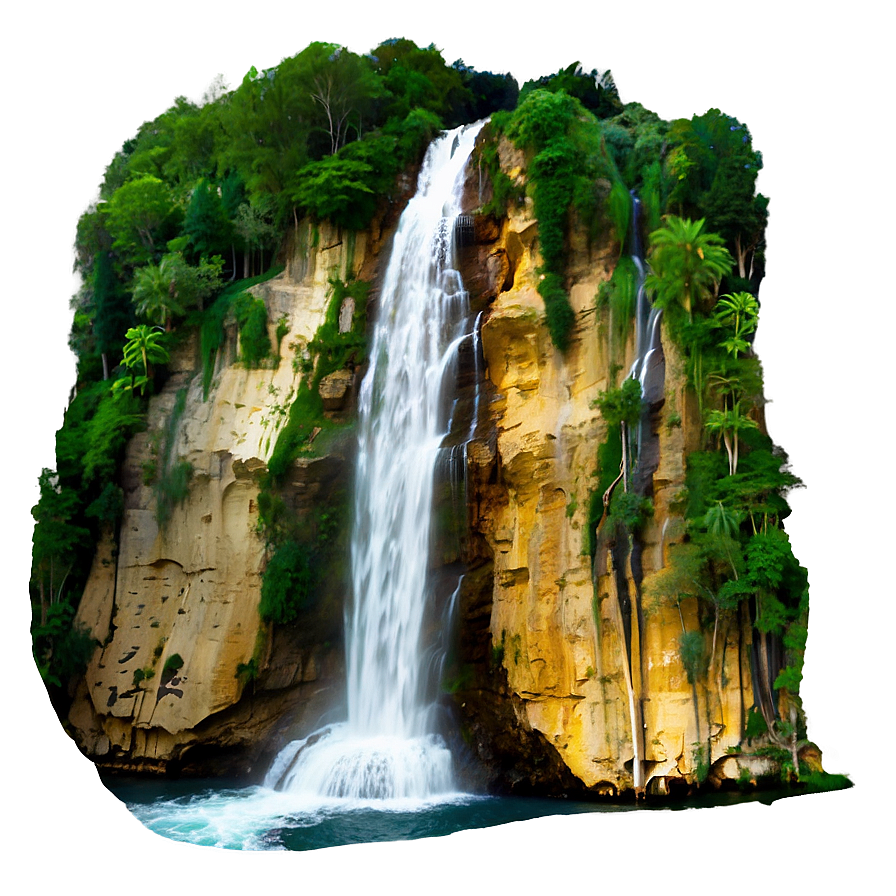 Pulhapanzak Waterfall Honduras Png Pcj PNG Image