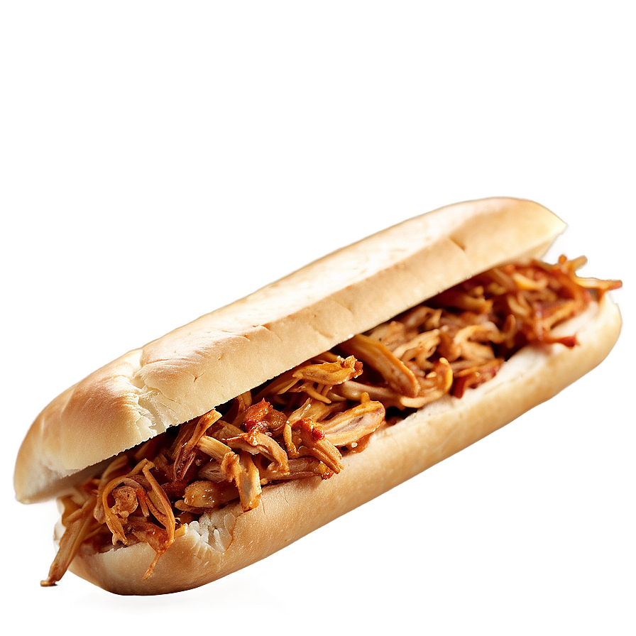 Pulled Chicken Sandwich Png Hmx91 PNG Image