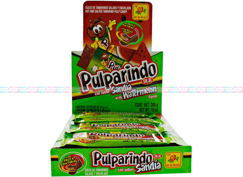 Pulparindo Tamarind Candy Display PNG Image