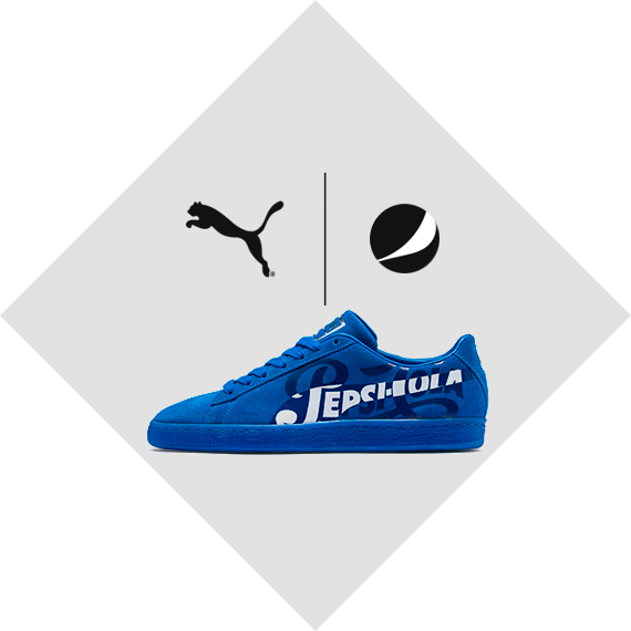 Puma Pepsi Collaboration Sneaker PNG Image