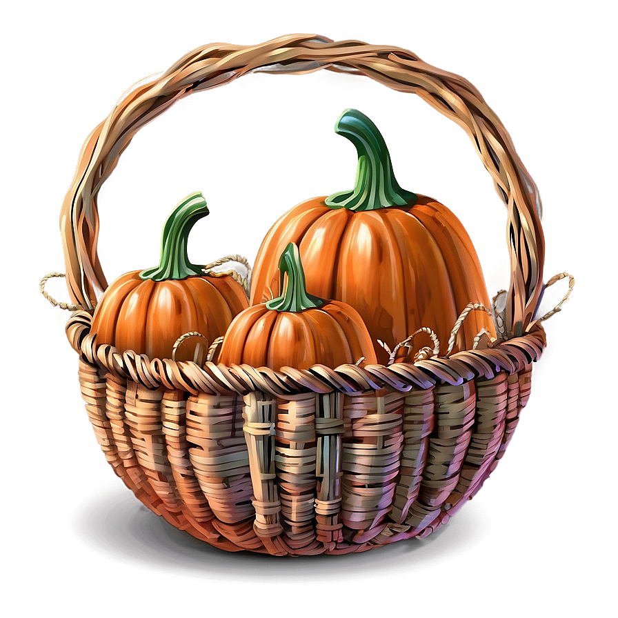 Pumpkin Basket Clipart Png Jjg75 PNG Image