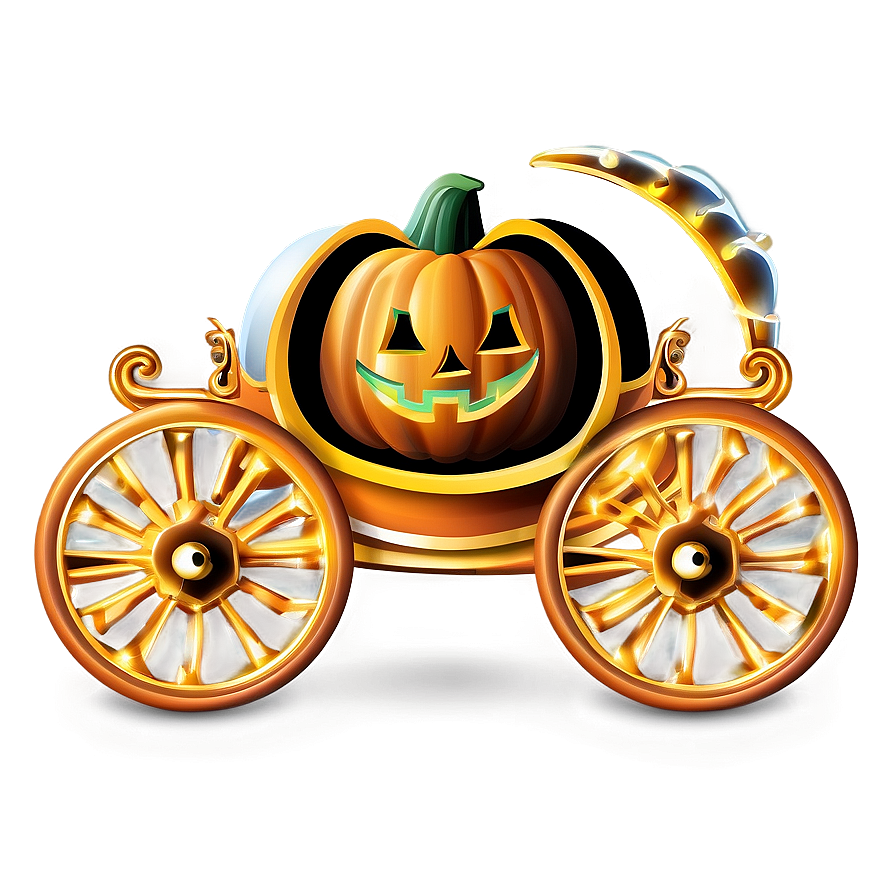 Pumpkin Carriage Clipart Png Ltp36 PNG Image