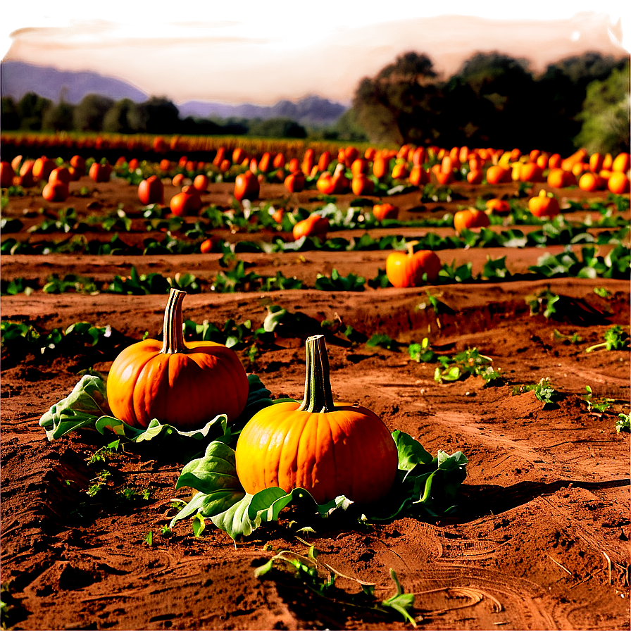 Pumpkin Patch On Farm Png 69 PNG Image