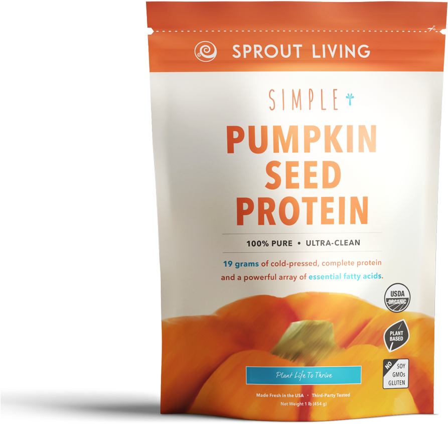 Pumpkin Seed Protein Powder Package PNG Image