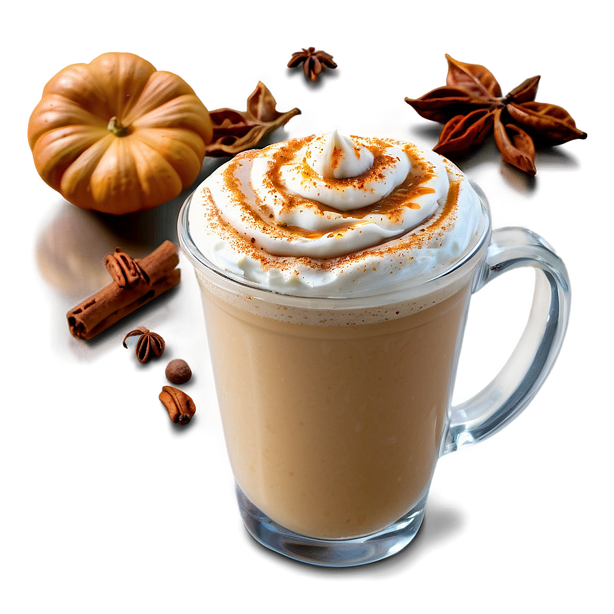 Pumpkin Spice Latte D PNG Image