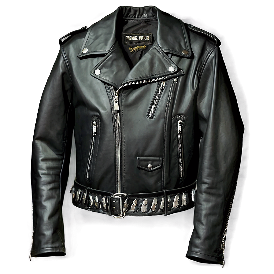 Punk Leather Jacket Png Ecn PNG Image