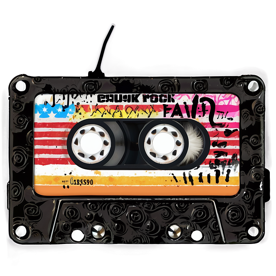 Punk Rock Cassette Tape Png Rui31 PNG Image