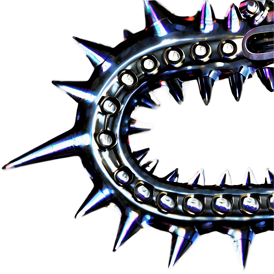 Punk Rock Spikes And Chains Png Xab PNG Image