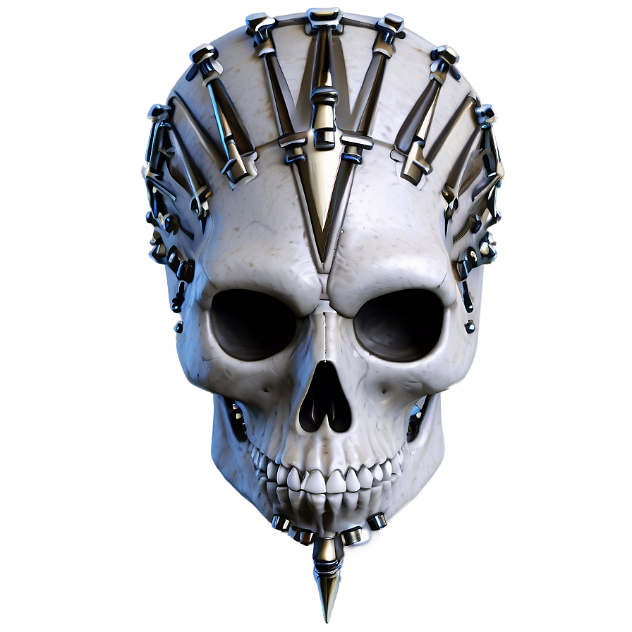 Punk Skull Face Depiction Png Lwh40 PNG Image