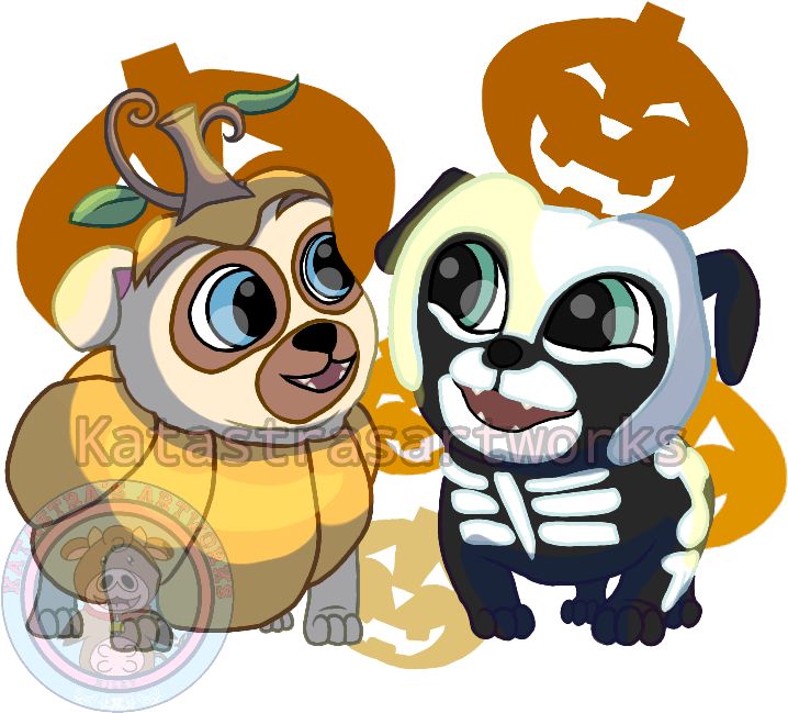 Puppy Dog Pals Halloween Costumes PNG Image