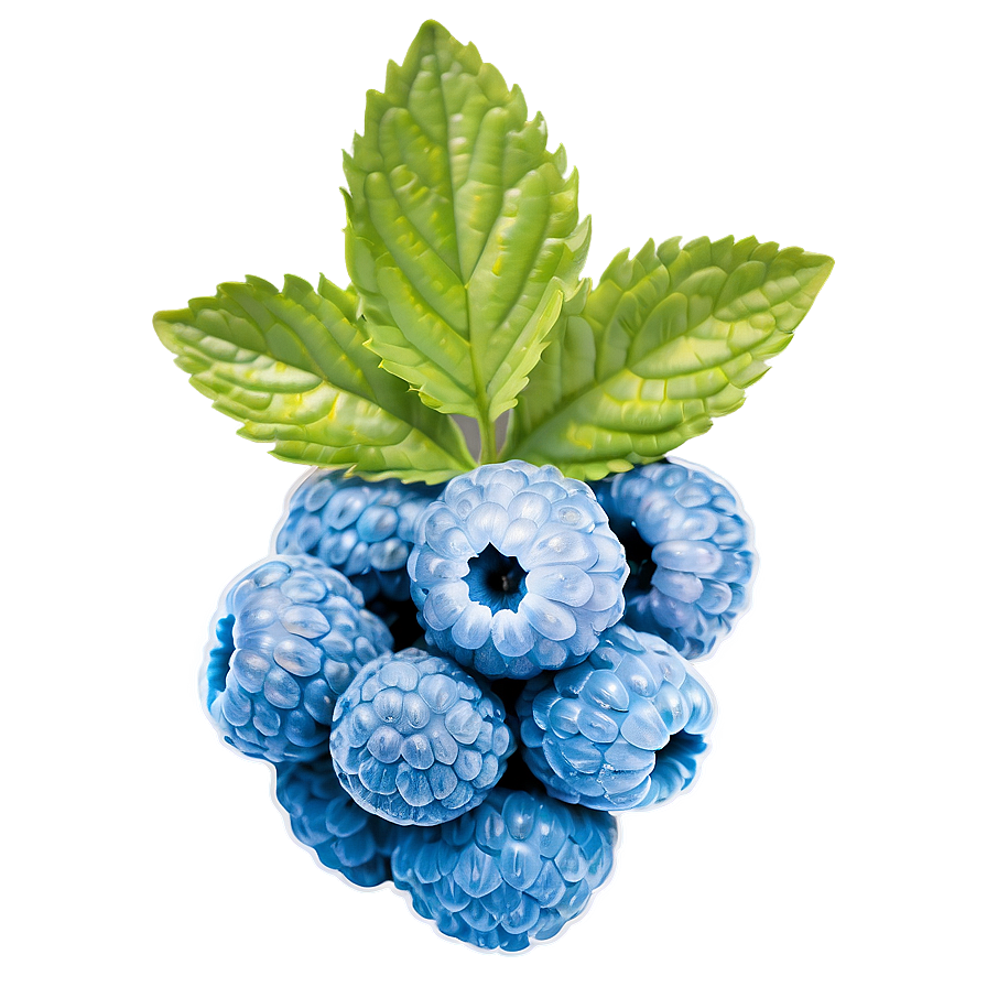 Pure Blue Raspberry Png 12 PNG Image