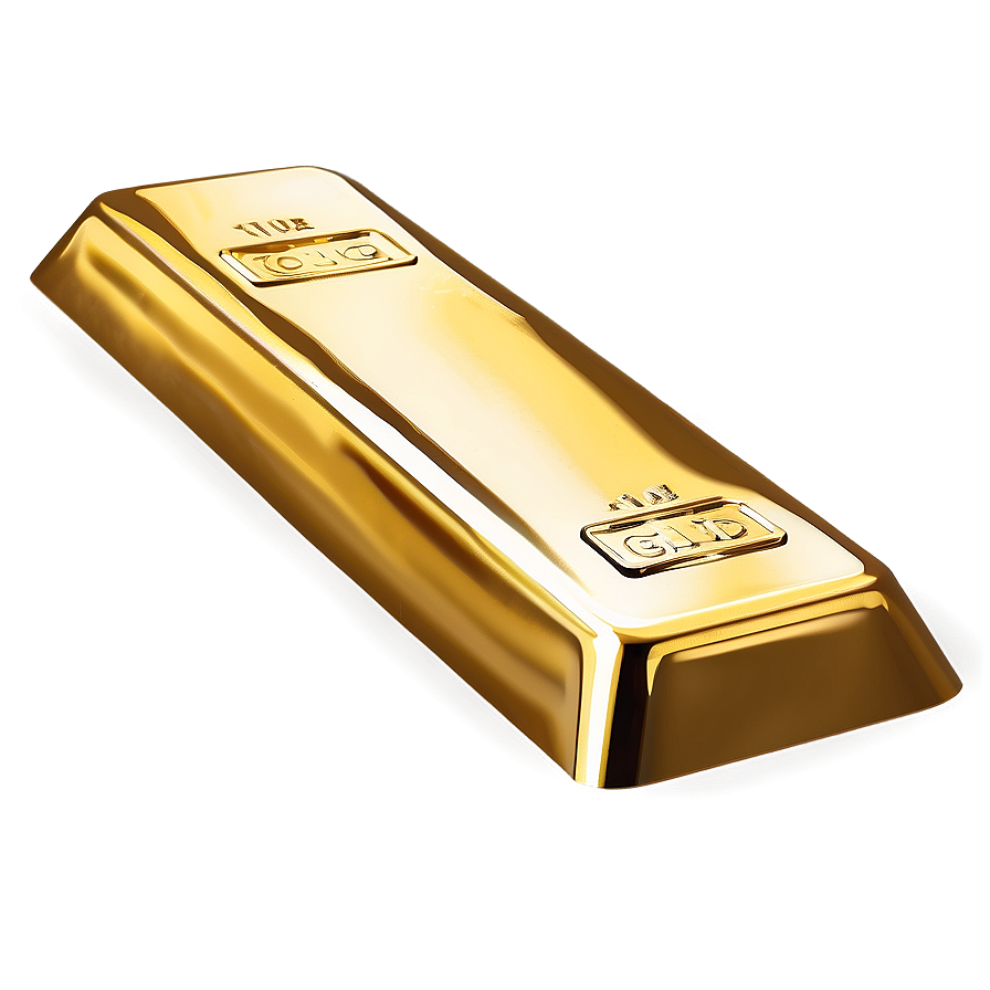 Pure Gold Ingot Graphic Png 57 PNG Image