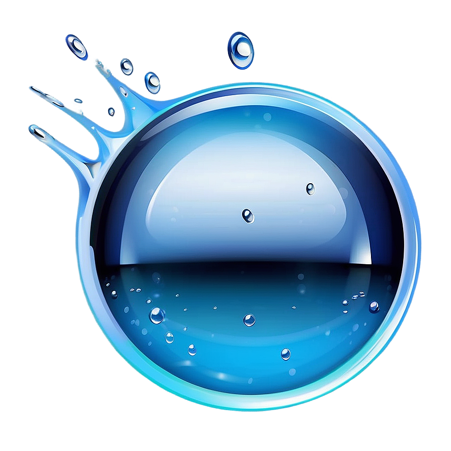 Pure Water Drop Illustration Png 06272024 PNG Image