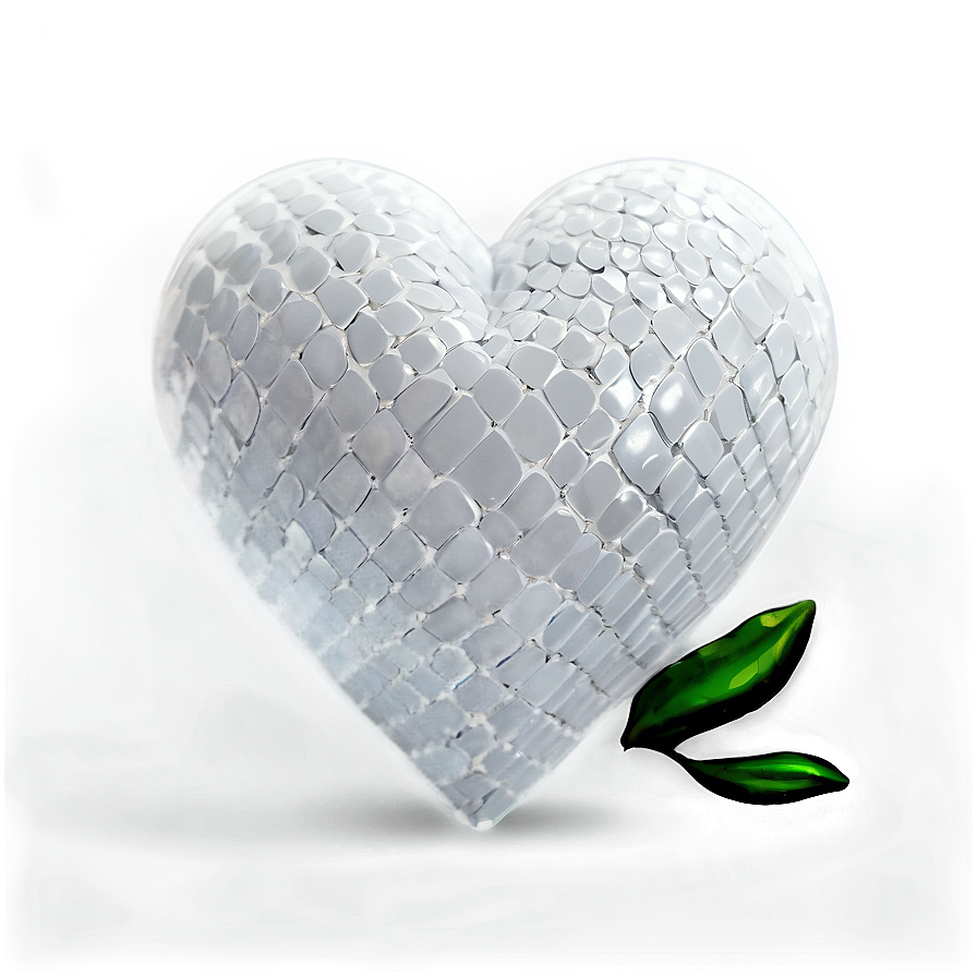 Pure White Heart Png Lte55 PNG Image