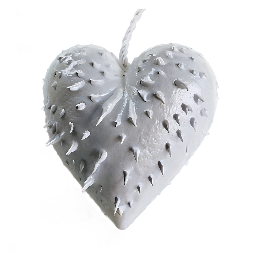 Pure White Heart Png Pig PNG Image