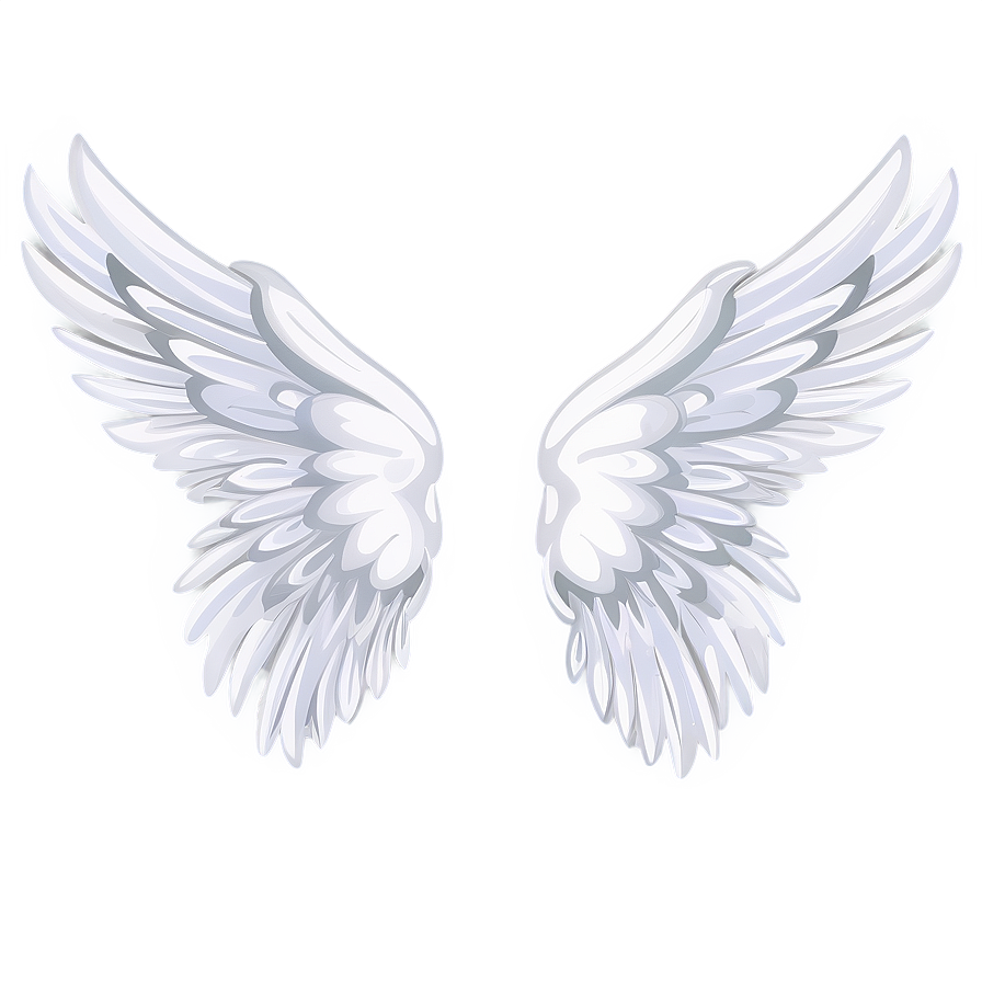 Pure White Wings Clipart Png Gto94 PNG Image