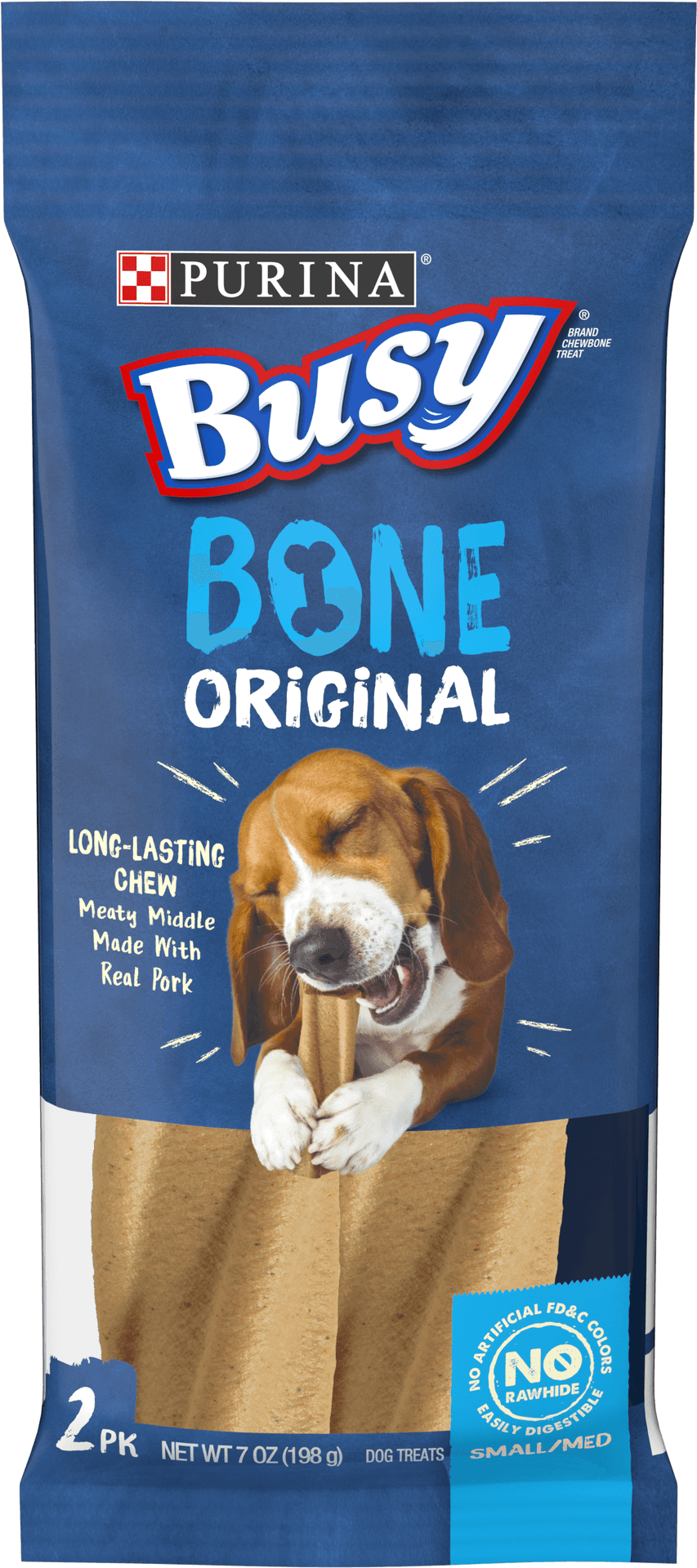 Purina Busy Bone Original Dog Treats Packaging PNG Image