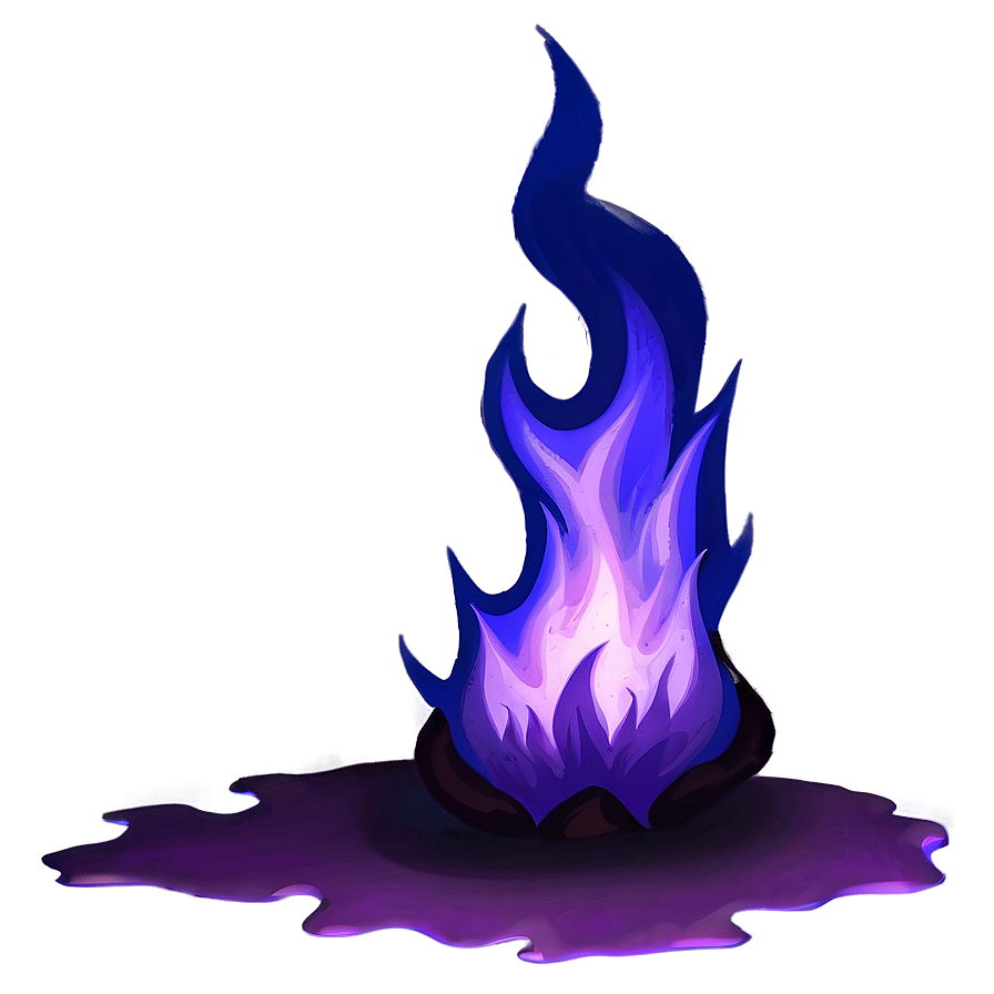 Purple And Blue Fire Png Lwf PNG Image