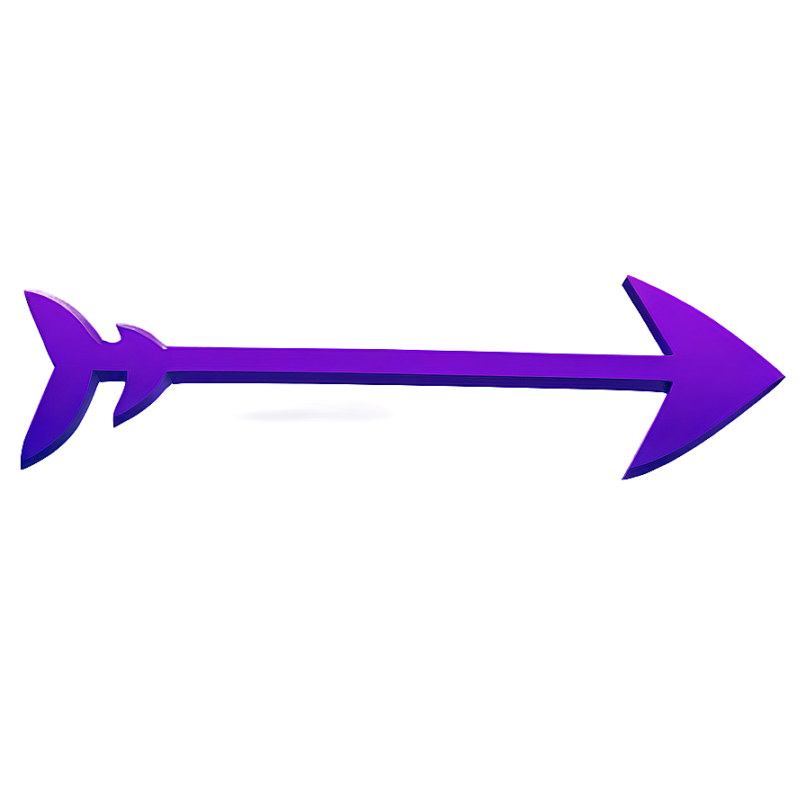 Purple Arrow A PNG Image