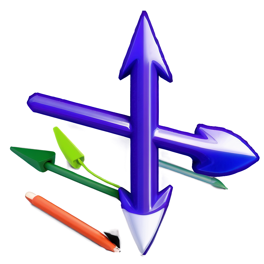 Purple Arrow B PNG Image