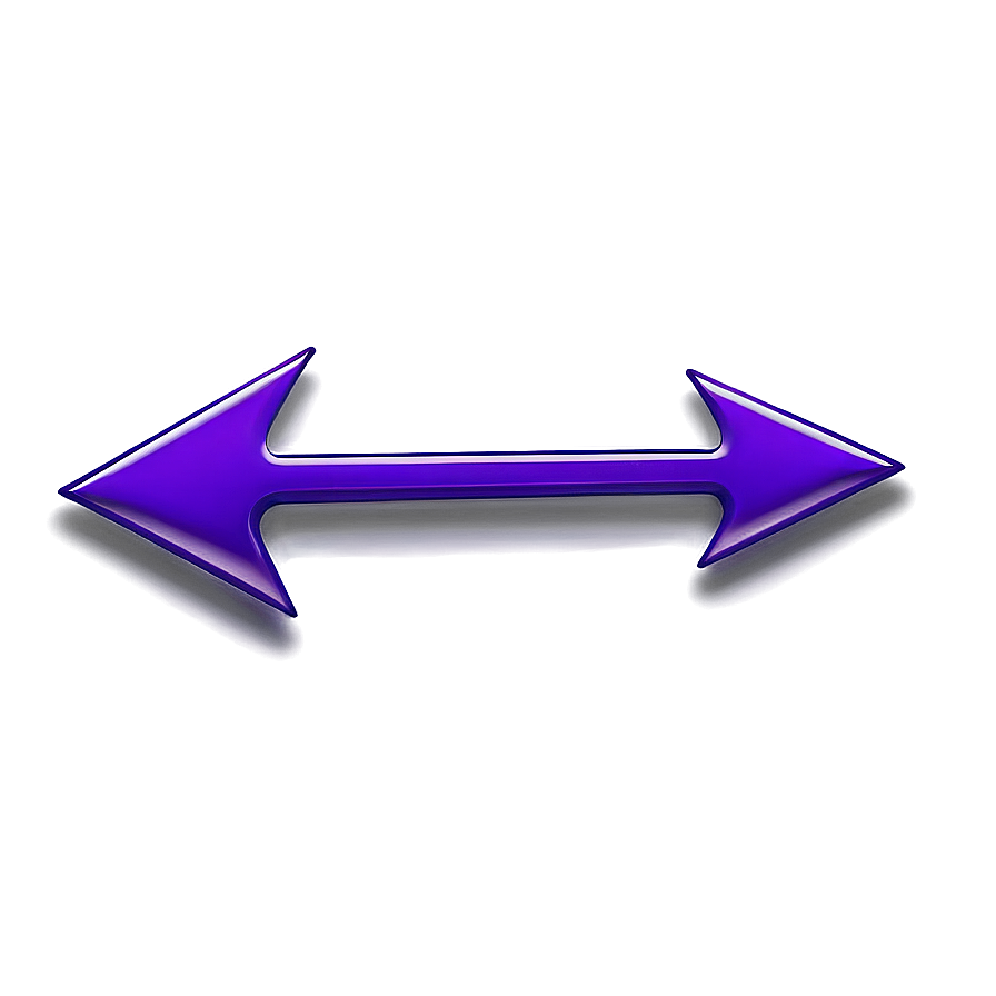 Purple Arrow D PNG Image