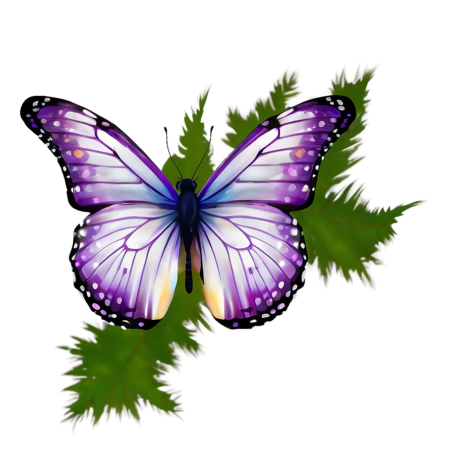 Purple Butterfly Background Png Eyr92 PNG Image