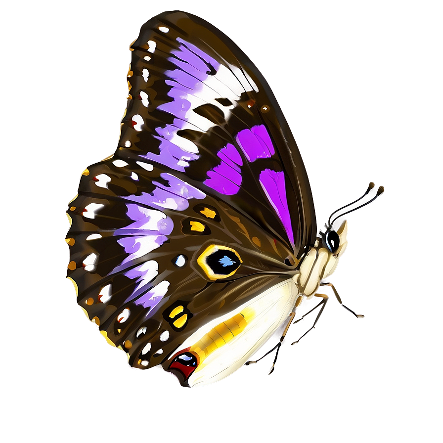 Purple Butterfly In Nature Png Fhx43 PNG Image