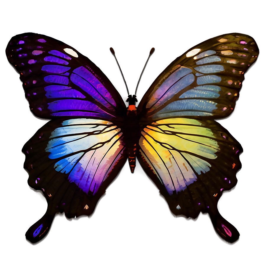 Purple Butterfly Mirage Png Xwm72 PNG Image