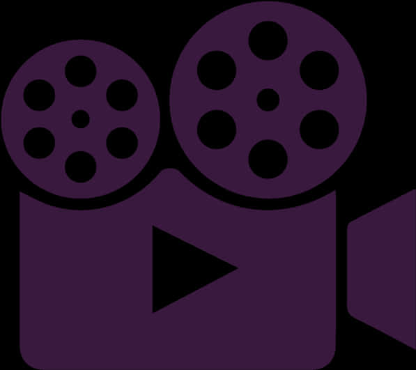 Purple Camera Logo Graphic PNG Image