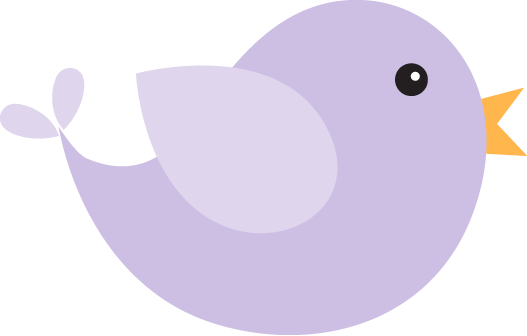 Purple Cartoon Bird Illustration PNG Image