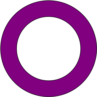 Purple Circle Graphic PNG Image