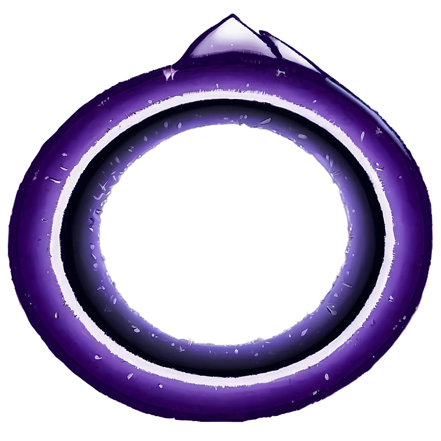 Purple Circle With Rays Png Oji PNG Image