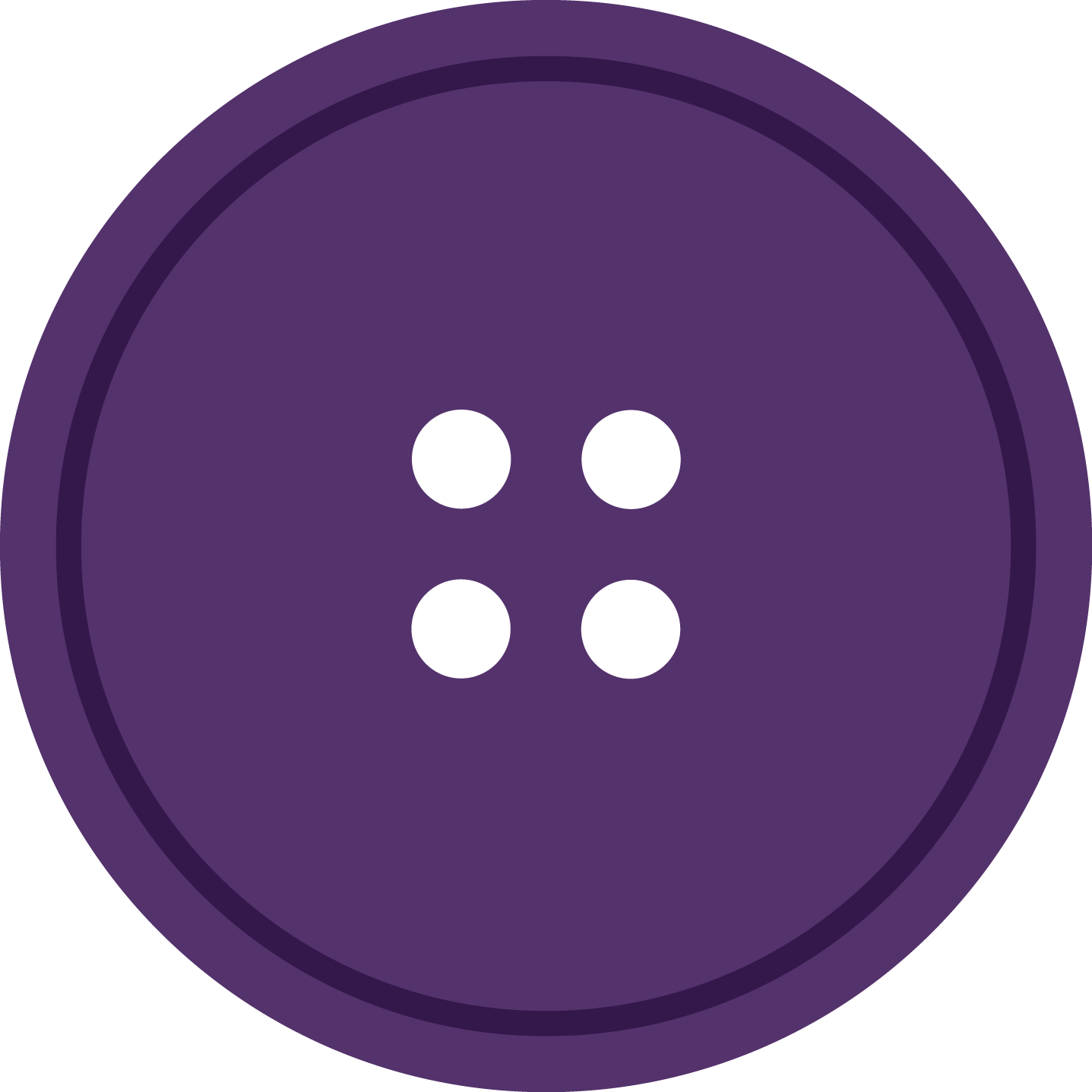 Purple Clothing Button Graphic PNG Image