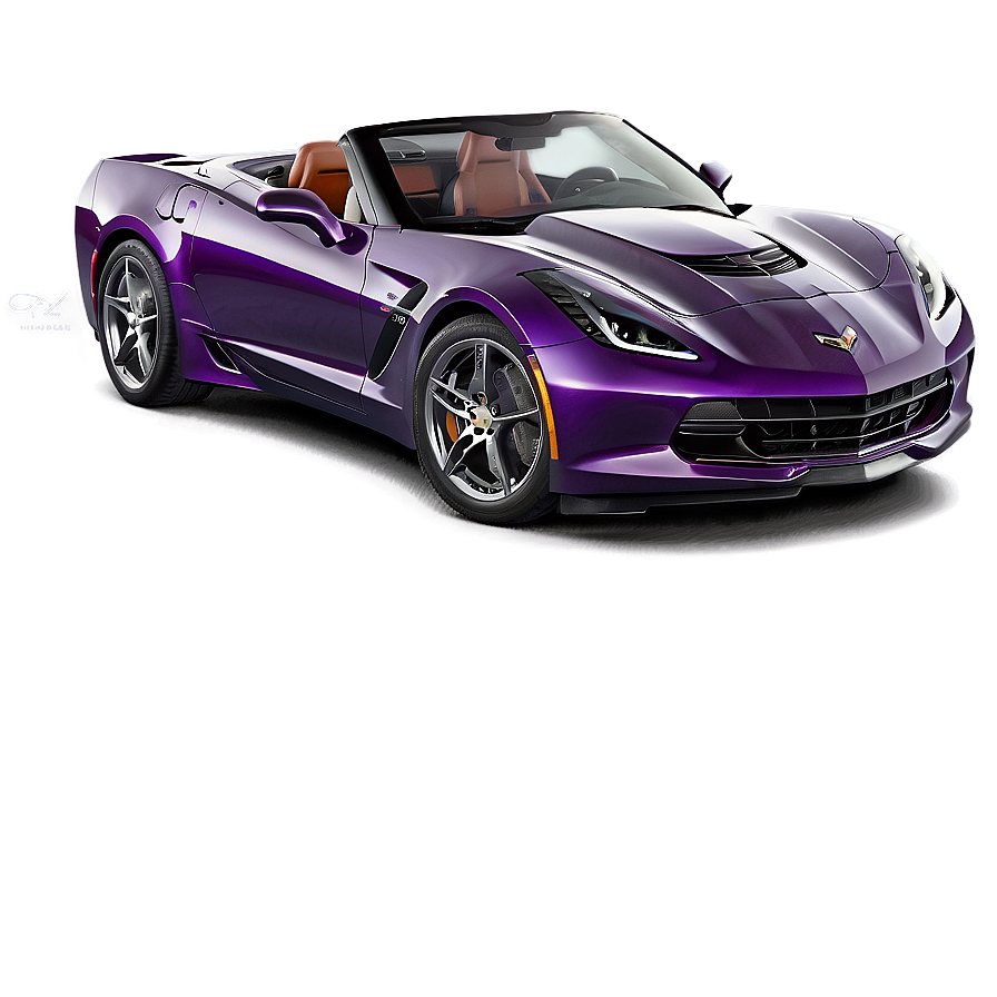 Purple Corvette Png 82 PNG Image