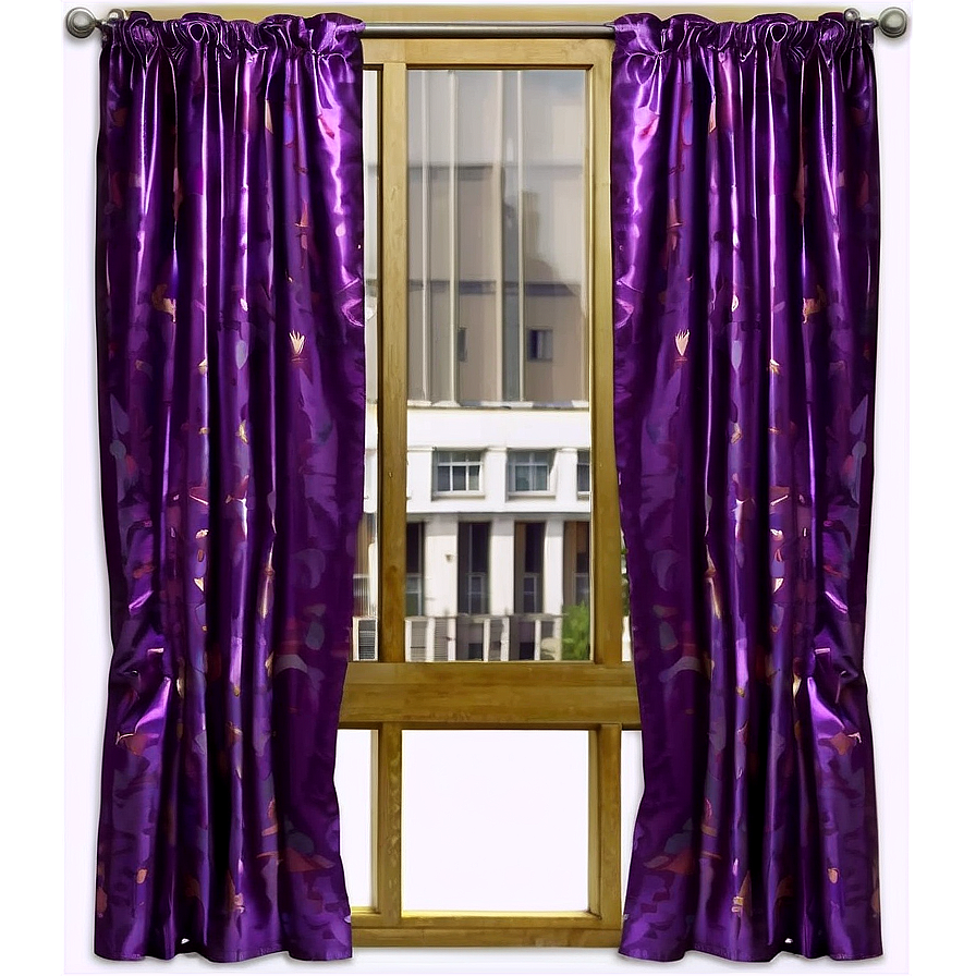 Purple Curtains Png 37 PNG Image