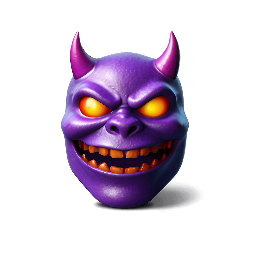 Purple Devil Emoji Png 05252024 PNG Image